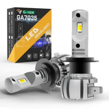 Gview GA7035 Tricolor Auto LED Bulbs IP65 Waterproof for H1, H3, H8, H11, 880, 881 and Other Car Light Models
