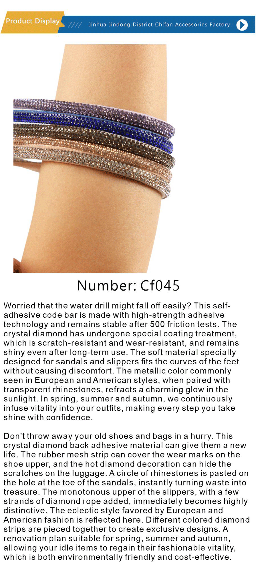 Shoe accessories-xiangqing1-CF045