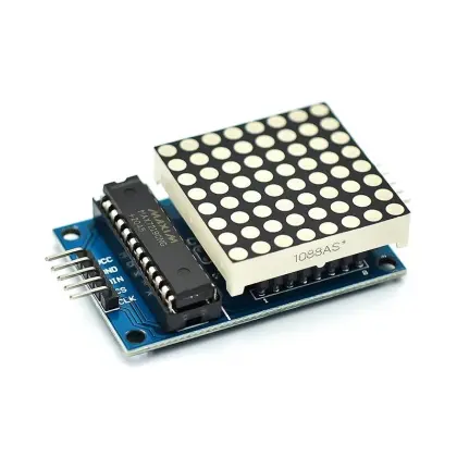 MAX7219 Lattice Module Control and Display Board Development