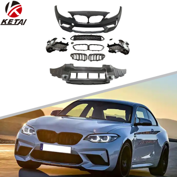 Großhandel PP ABS -Auto vorne Heck Stoßstange Body Kit M2C -Stil für BMW F87