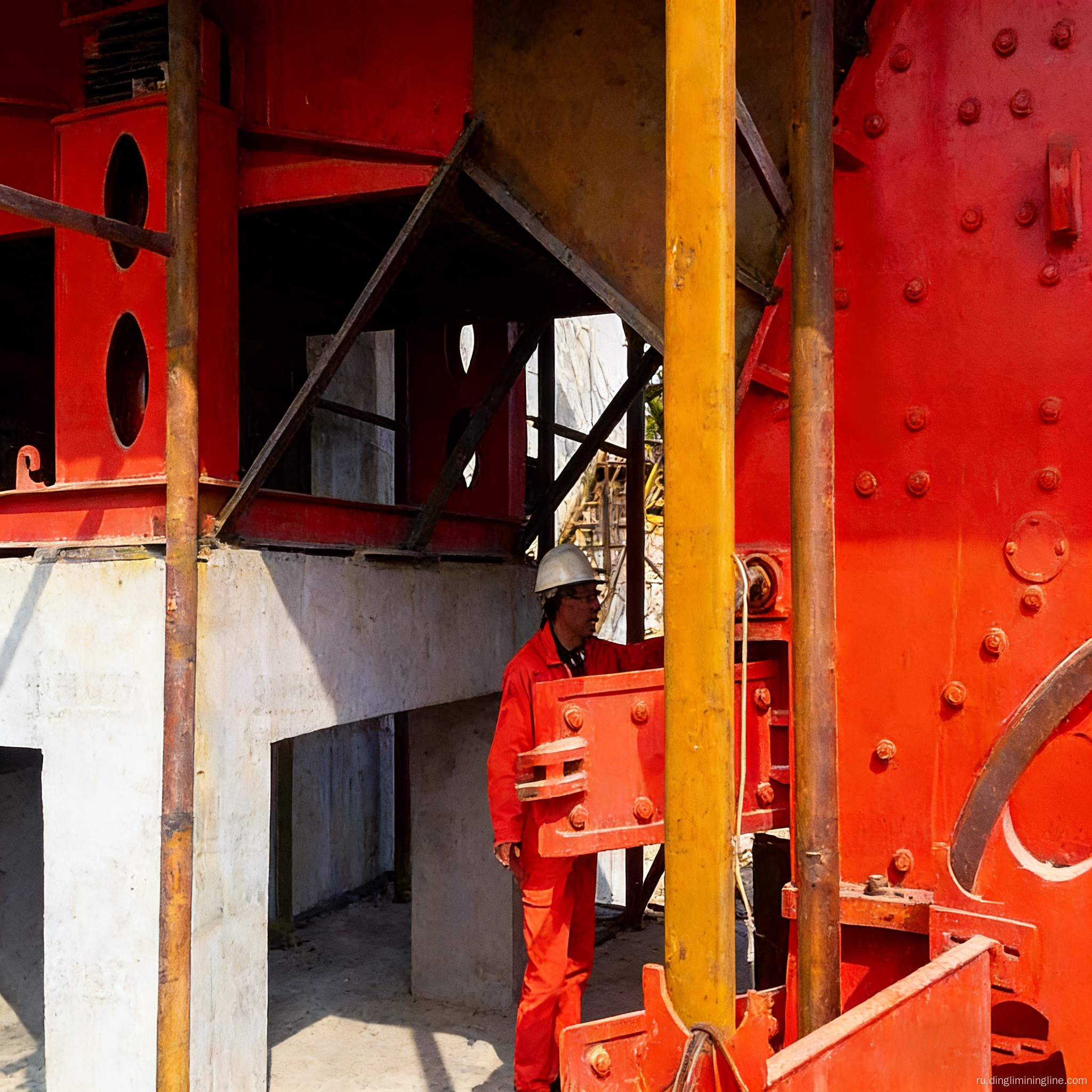 Высокопроизводительная линия по переработке кальцита производительностью 1000 тонн в час