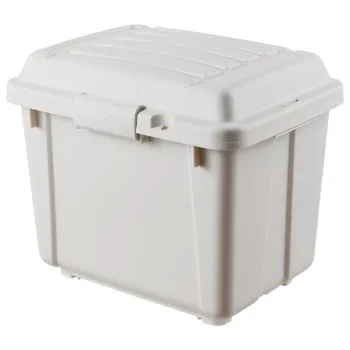 High-Quality White Japanese Style Square Plastic Storage Box