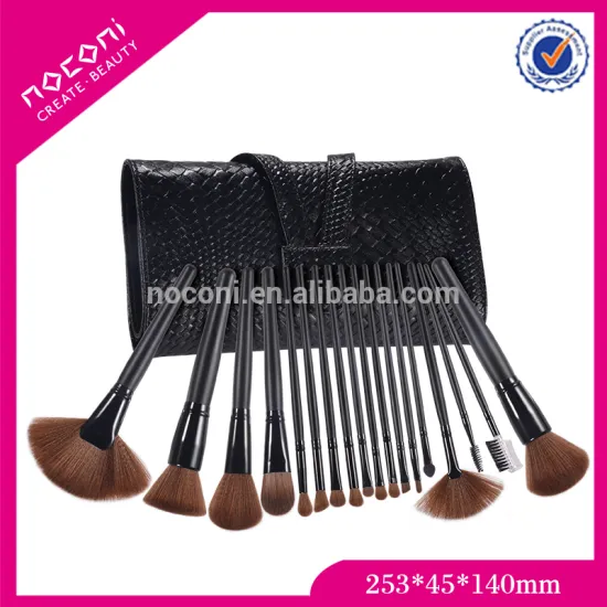 18pcs professional wholesale high quality synthetic makeup brush set