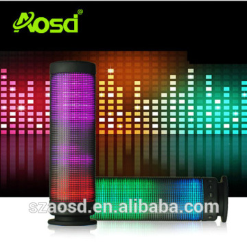 Best selling speaker, controllable colorful LED lights bluetooth speaker, portable mini stereo speaker BS1001