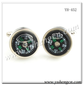 YH-452 Novelty Functional Compass Cufflinks