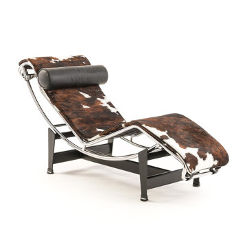 Cassina Le Corbusier LC4 ស្រែកស្បែកសត្វសេះវែង