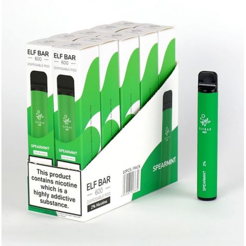 Barre d&#39;elfe chaude 600 Disposable vape pod uk