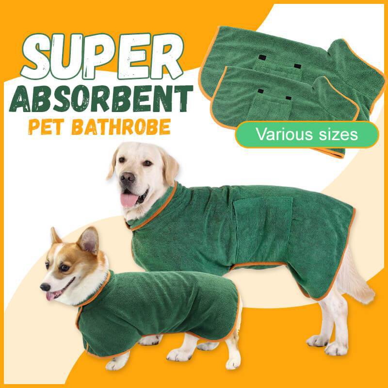 Soft Quickly Absorbing Water Fiber Dog Bathrobe Towel