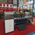 Semiautomatic paperboard box two pieces folder gluer machine