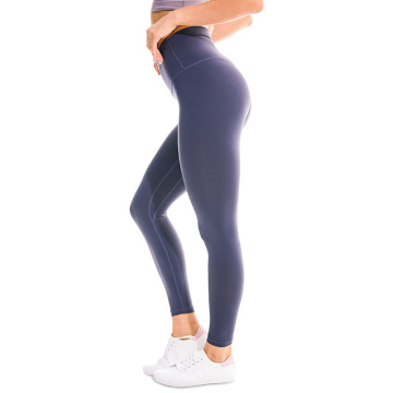 Yoga gym workout leggings with tummy control panel