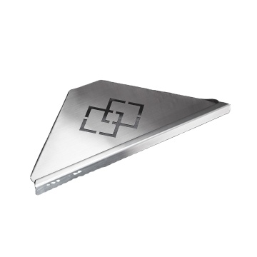 Brushed Nickel Triangle Wall Mount 304 Stainless Steel Bathroom Shelf
