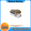 Chaussures de pêcheur ethniques en lin brut avec bande élastique