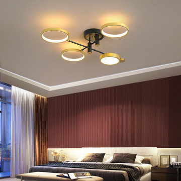 LEDER Flush Black Ceiling Lamp