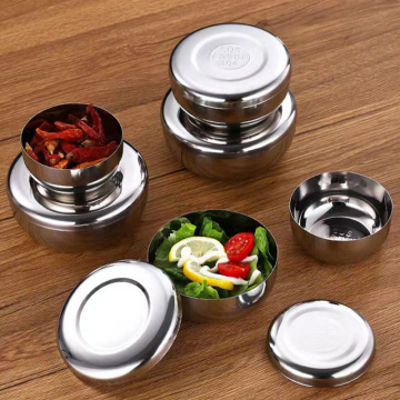 Aesthetic Stainless Steel Bowl - Heat & Cold Resistant, Lightweight & Easy to Clean