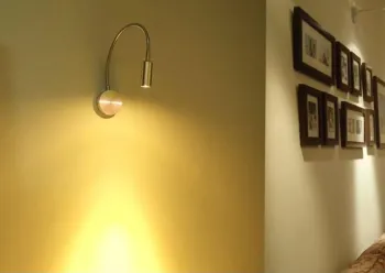 High Power7 1*1/3w Led Wall Light Fixtures Ce &amp; Rohs For Bars. Star - Rated Hotels