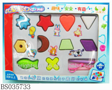 The children's intelligence beaded 10 PCS