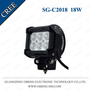OSRING Best Quality Spot/Flood beam 4 Inch offroad ip67 double row c ree 18W led light bar