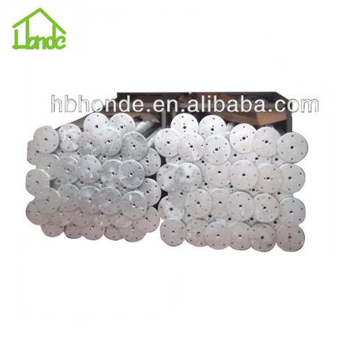 Large ground anchors with flange