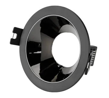 Round Anti-GLare Downlight Housing for GU10 and MR16 LED Modules - Spot Light Fixtures