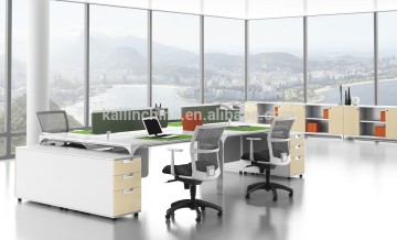 Gree OEM factory direct price customized aluminum partition green certification cubicle open 4 person office furniture modular