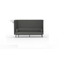 Modern High Back Two-Seater Fabric Office Booth Seating Custom Workstations with Privacy Sofa Style
