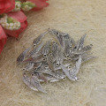 Vente en gros Antique Angel Wings Loose Bead Charms Pendentifs Fit Bracelet Boucles d&#39;oreilles 17 x 5mm