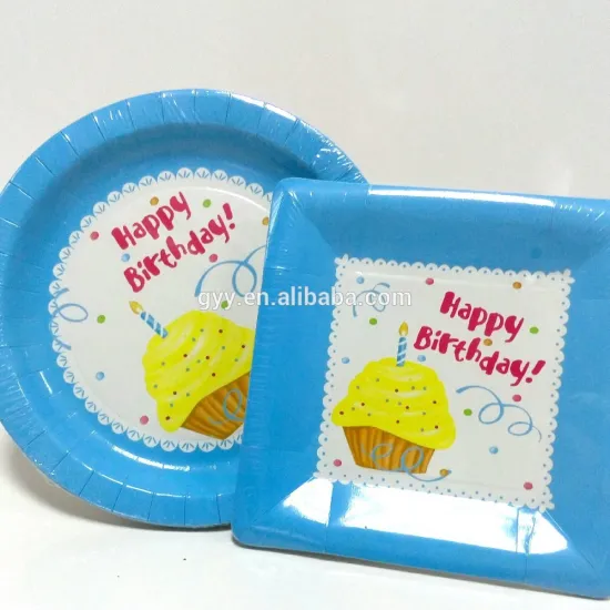 2015 New Design Disposable Paper Plate, Disposable Paper Dishes, Printed Paper Plate