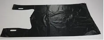 Promotional Low Price Disposable Plastic Vest T-Shirt Cartoon Shopping Bag