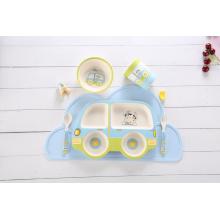 plastic baby feeding set bowl plate cup dinnerware