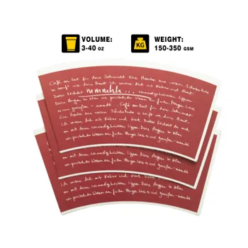 Single and Double PE Coated Food Grade Paper for Waterproof Greaseproof Cups