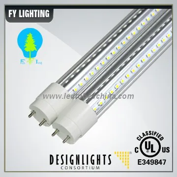 Waterptoof V shaped 5 feet UL DLC LED Cooler Lights single pin