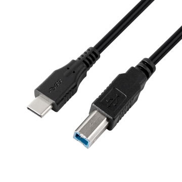 High Speed Type-C to USB B Male Printer Scanner Data Cable