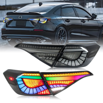 HCMOTION RGB Sedan Tail Lights for 11th Gen Honda Civic 2022-2024