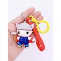 Movie Character Rubber Keychain