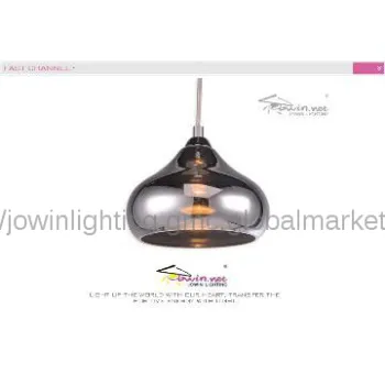 Heart Shape Glass Modern Pendant Lamps