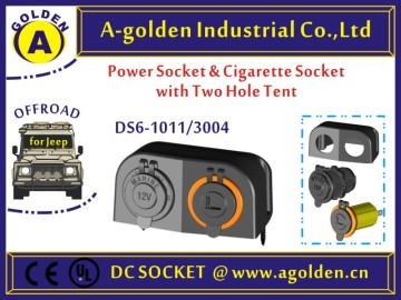 dc 5v 3.1a Dual port USB sockets with voltmeter sockets for boat marine car motorcycle
