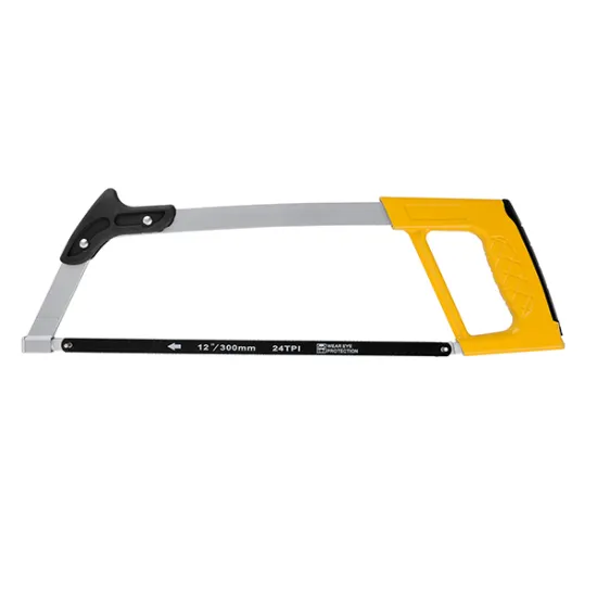 Aluminum Handle Flat Tube 12'' Cutting Hand Saw Blade and Hacksaw Frame: Tools for Precision Cutting