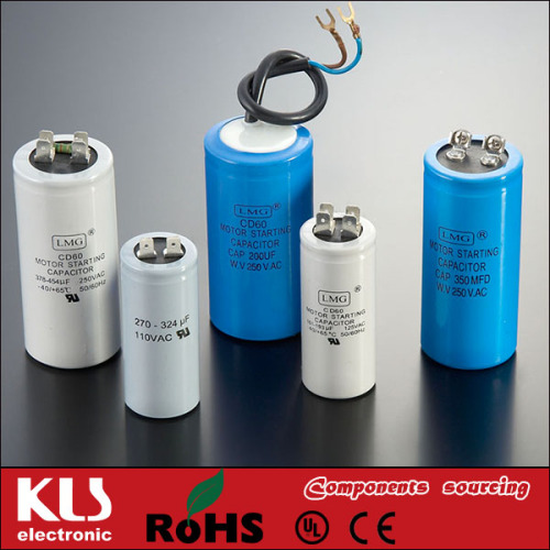 Good quality cbb60 450v capacitor UL VDE CE ROHS 63 KLS