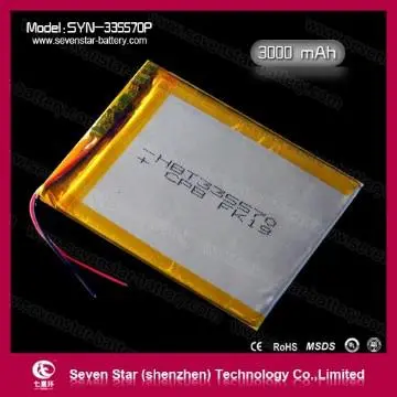 Lithium Polymer Battery 3000mAh for MID
