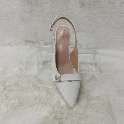 Women's TR150Y03C Heeled Sandals: Comfortable Open Toe Slides for Weddings