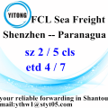 Shenzhen Ocean Freight Shipping Services naar Paranagua