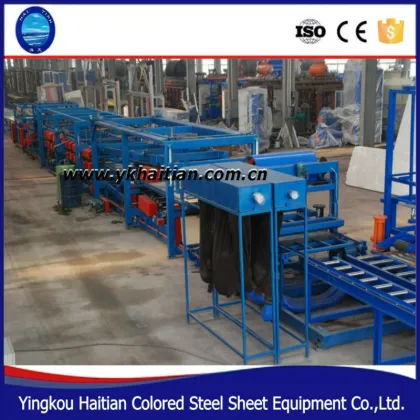 Automtaic Sandwich Panel Machine, EPS sandwich panel machine, PU sandwich panel machine