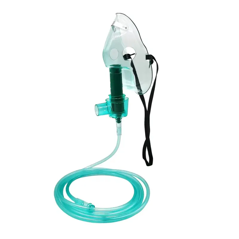 Transparent PVC Oxygen Mask for Single-Use Nebulizer