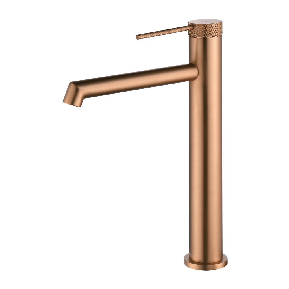 Luxury Rose Gold Tall Basin Faucet