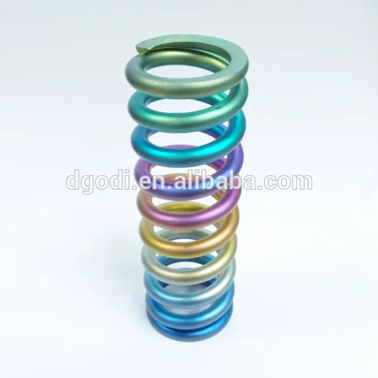 China supplier professional custom compression titanium spring