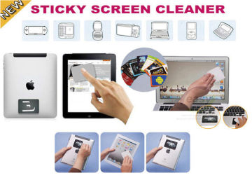 Recycle Ipad Screen Cleaner Pu Gel Microfiber , Eco Friendly