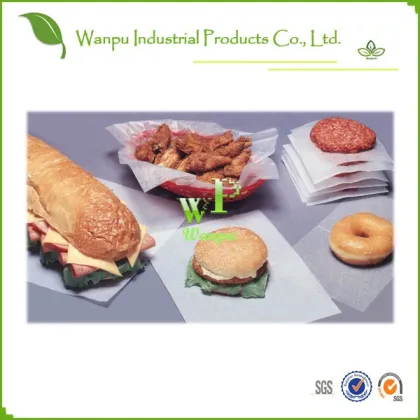 greaseproof fast food burger wrapping paper