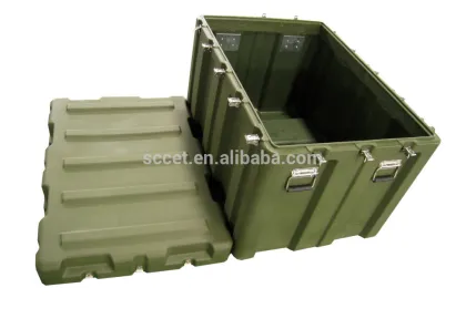 Rigid heavy duty plastic containers & Large plastic army containers