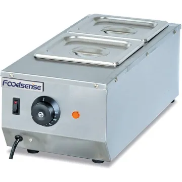 Commercial Electric 2 Pans Industrial Stainless Steel Buffet Steamer/Bain Marie Food Warmer