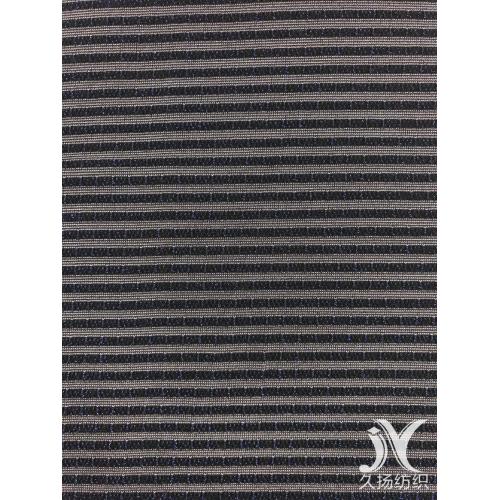 Nylon Shiny Stripe Jersey Knit